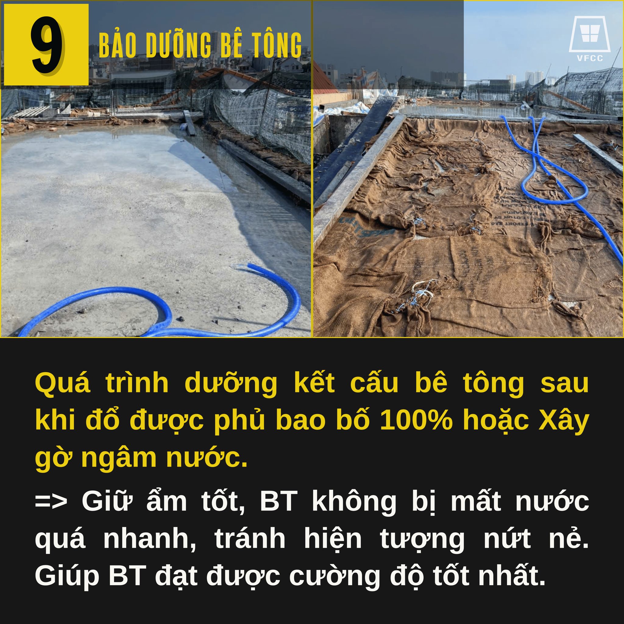 Phương pháp bảo dưỡng bê tông