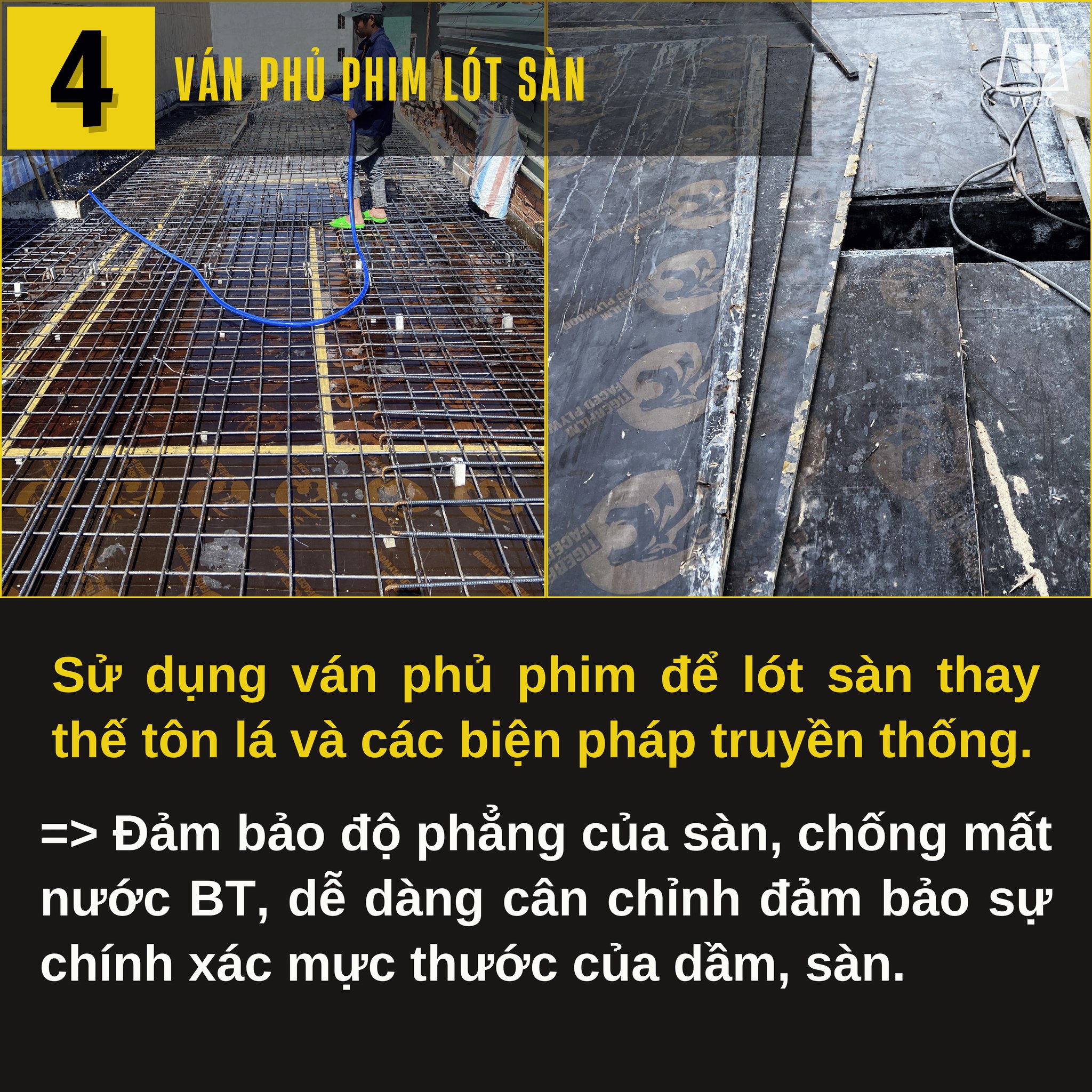 Phương pháp ván phủ phim lớp sàn
